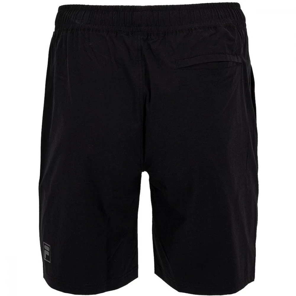 Fila Men’s Back Spin Tennis Shorts (Black) - Image 2