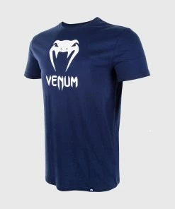 Venum Classic T-shirt - Navy Blue -Boxing Sport Store TS CLASSIC NAVYBLUE HD 02