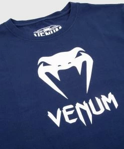 Venum Classic T-shirt - Navy Blue -Boxing Sport Store TS CLASSIC NAVYBLUE HD 04