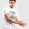 Venum Squad T-Shirt - White/Grey 1 Venum Squad T-Shirt - White/Grey -Boxing Sport Store TS SQUAD WHITE GREY 01
