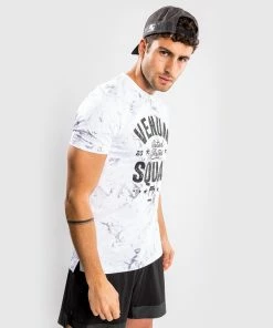 Venum Squad T-Shirt - White/Grey -Boxing Sport Store TS SQUAD WHITE GREY 04