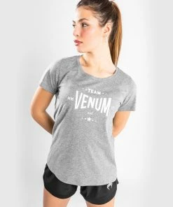 Venum Team 2.0 T-Shirt - For Women - Light Heather Grey 7 Venum Team 2.0 T-Shirt - For Women - Light Heather Grey -Boxing Sport Store TS TEAM2.0 LIGHT HEATHER GREY 08