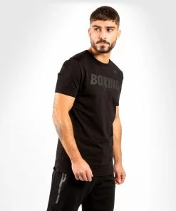 Venum Boxing VT T-shirt - Matte/Black -Boxing Sport Store TS VT BOXING BLACK BLACK 03B