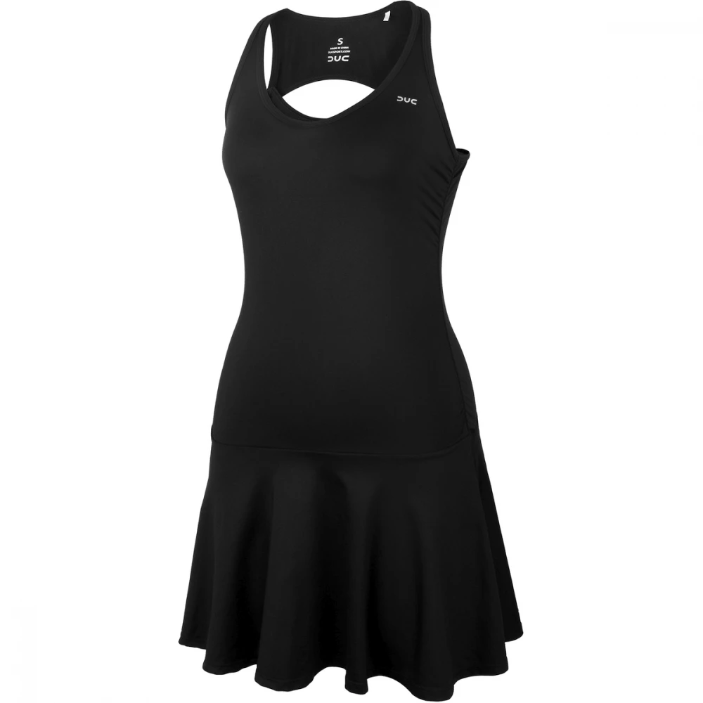 DUC Faith Women’s Ruched/Flounce Tennis Dress (Black) 3 DUC Faith Women’s Ruched/Flounce Tennis Dress (Black)