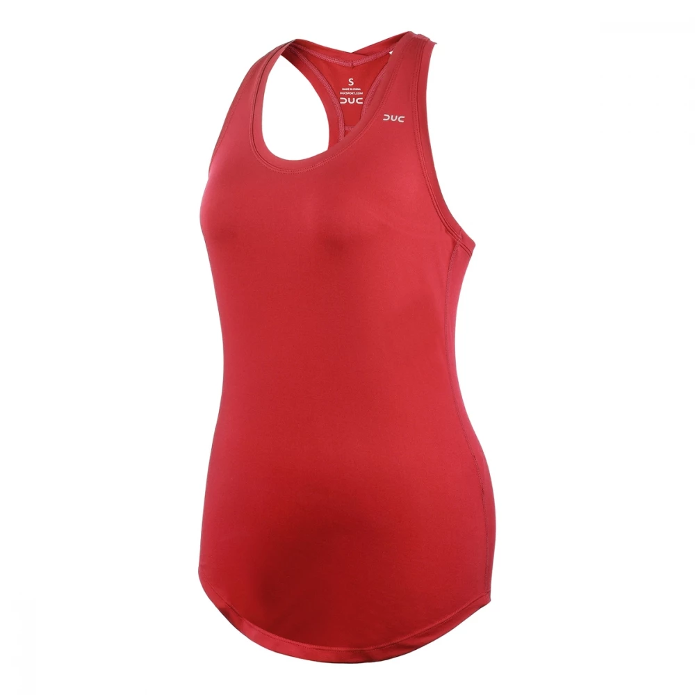 DUC Hailey Women’s Racer-Back Tennis Tank Top (Cardinal)