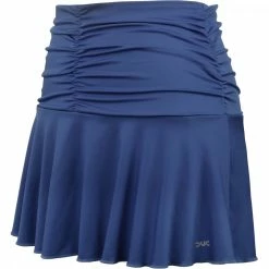 DUC Kourtney Women’s Ruched / Flounce Tennis Skort (Navy)