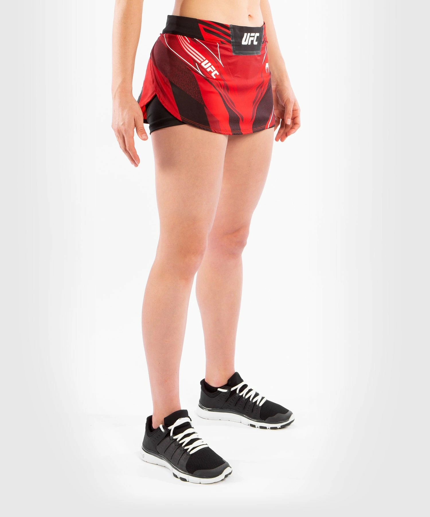UFC Venum Authentic Fight Night Women's Skort - Red 6 UFC Venum Authentic Fight Night Women's Skort - Red - Image 4