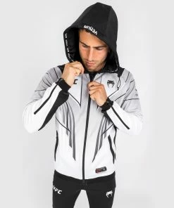 UFC Venum Authentic Fight Night 2.0 Men's Walkout Hoodie - White -Boxing Sport Store a 252F6 252F0 252Fb 252Fa60b9cea5f4b83142eb85dac4faba96adfd4acdc VNMUFC 00144 002 06