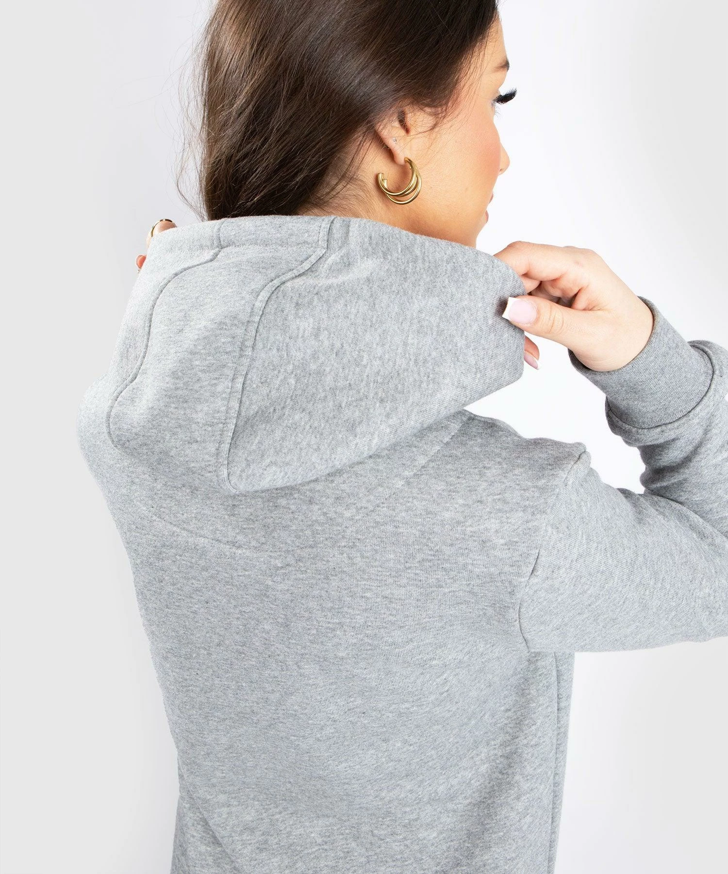 Venum Classic Hoodie - For Women - Light Heather Grey 6 Venum Classic Hoodie - For Women - Light Heather Grey - Image 4