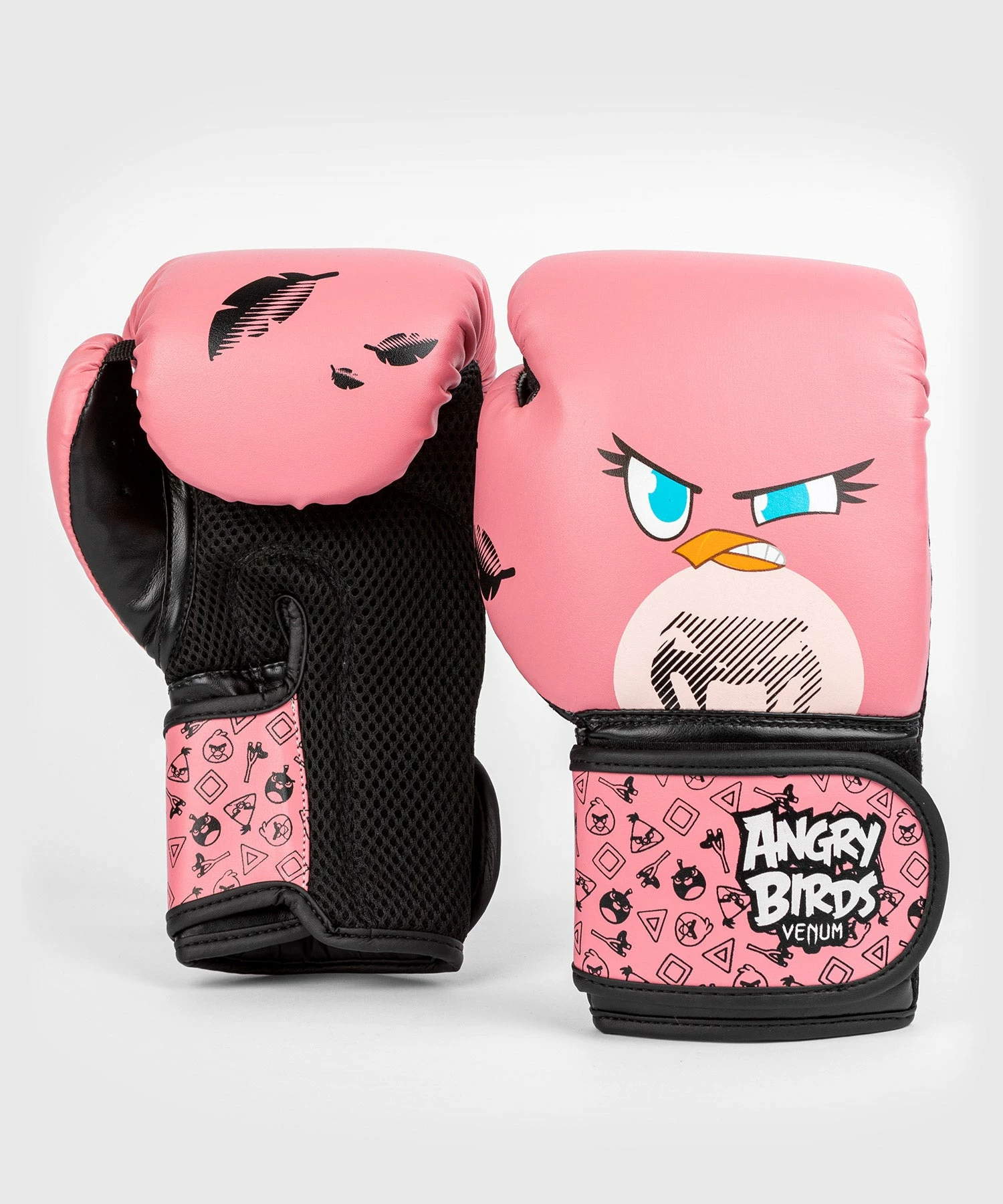 Venum Angry Birds Boxing Gloves - For Kids - Pink 4 Venum Angry Birds Boxing Gloves - For Kids - Pink - Image 2