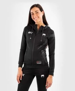 UFC Venum Authentic Fight Night Women's Walkout Hoodie - Black -Boxing Sport Store b 252F0 252F3 252F7 252Fb037da39ad1ca9efbe854a315f41afc0659cb62b VNMUFC 00013 001 02