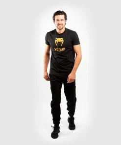 Venum Classic T-shirt - Black/Gold -Boxing Sport Store b 252F6 252F7 252Fd 252Fb67d3e873404886714a09e2feb803726275b626a TS CLASSICS BLACK GOLD 08