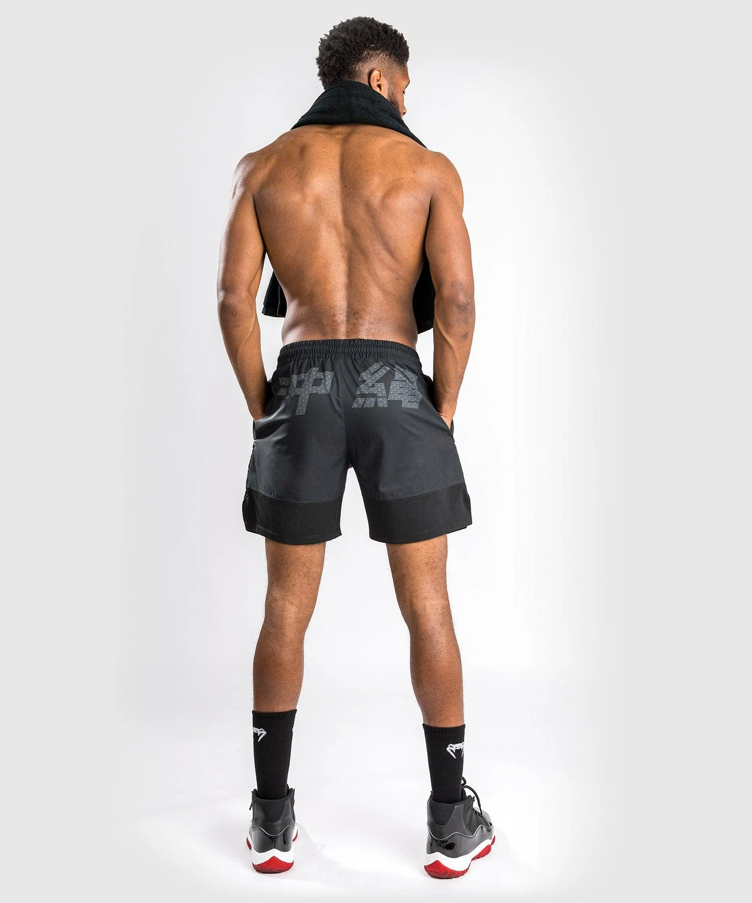 Venum Okinawa 3.0 Training Shorts - Black/Red - Image 3