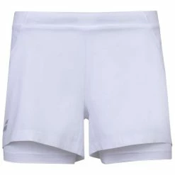Babolat Girl’s Exercise Tennis Shorts (White/White)