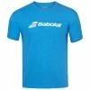 Babolat Boy’s Exercise Tennis Training Tee (Aster Blue/Heather)