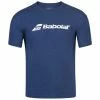 Babolat Boy’s Exercise Tennis Training Tee (Estate Blue/Heather) -Boxing Sport Store babolat exercise training tee estate blue heather 1000 1000