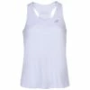 Babolat Women’s Play Cap Sleeve Tennis Tank Top (White/White) -Boxing Sport Store babolat play tank top white 1000 1000