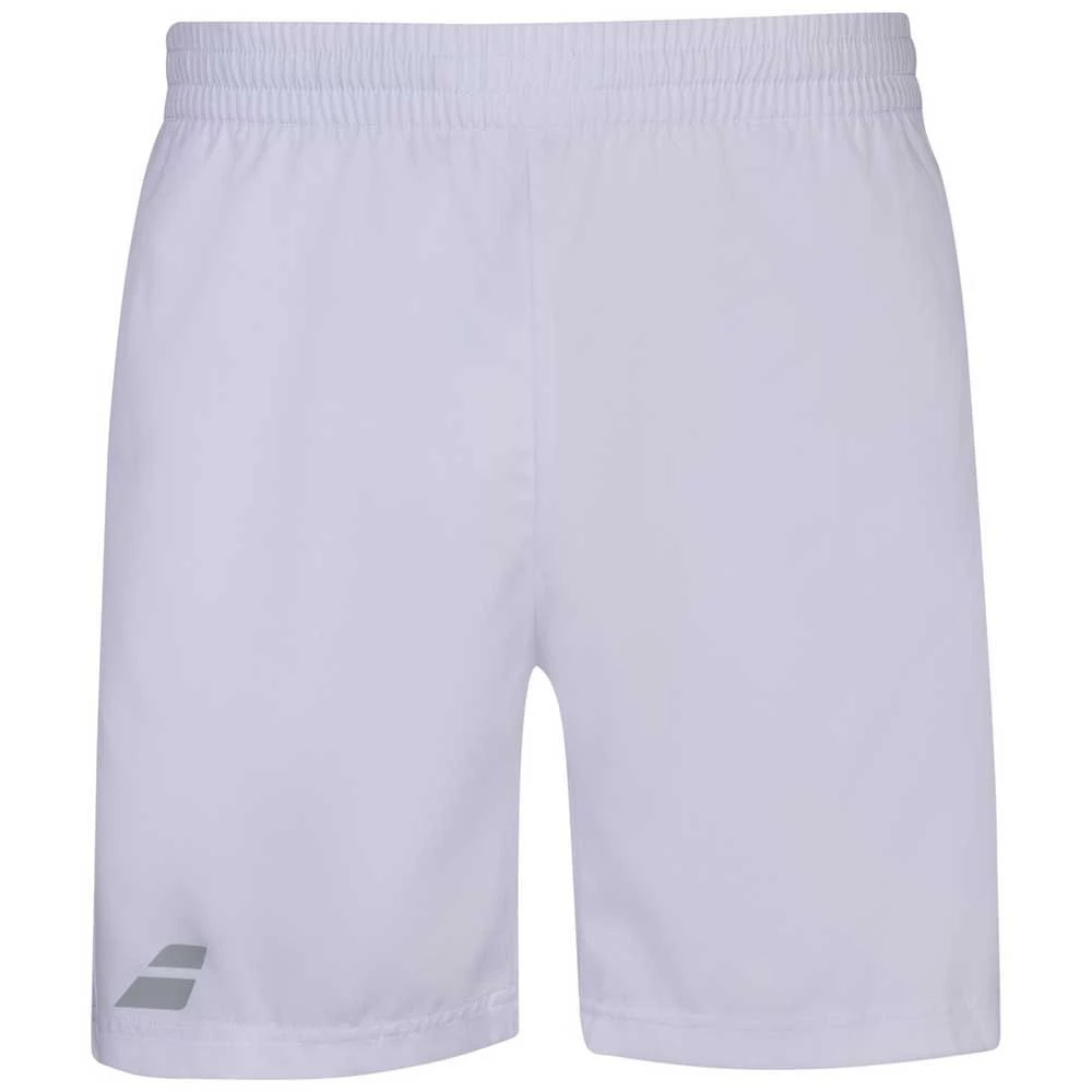 Babolat Boy’s Play Tennis Short (White/White) 3 Babolat Boy’s Play Tennis Short (White/White)