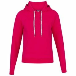 Babolat Women’s Exercise Hooded Tennis Training Sweatshirt (Red Rose)