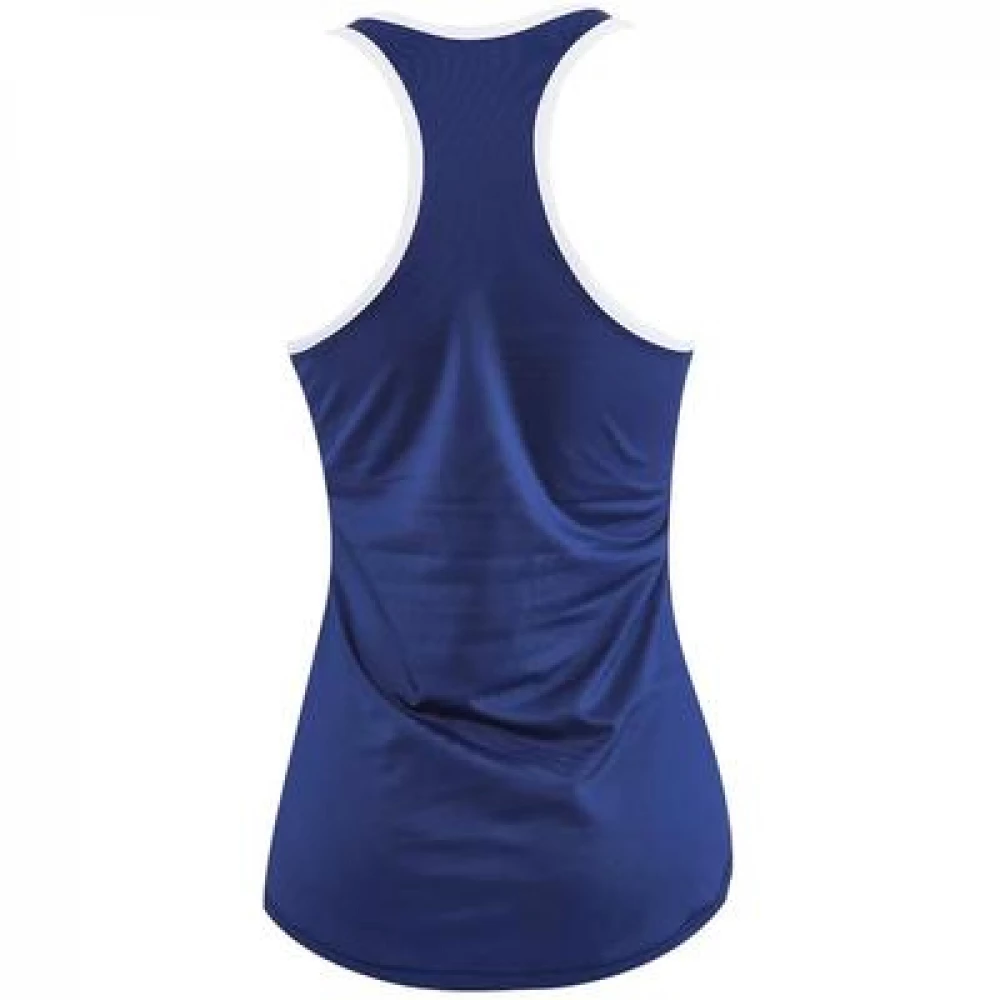 Babolat Women’s Compete Tennis Tank Top W/ Moisture Wicking Polyester (White/Estate Blue) 4 Babolat Women’s Compete Tennis Tank Top W/ Moisture Wicking Polyester (White/Estate Blue) - Image 2