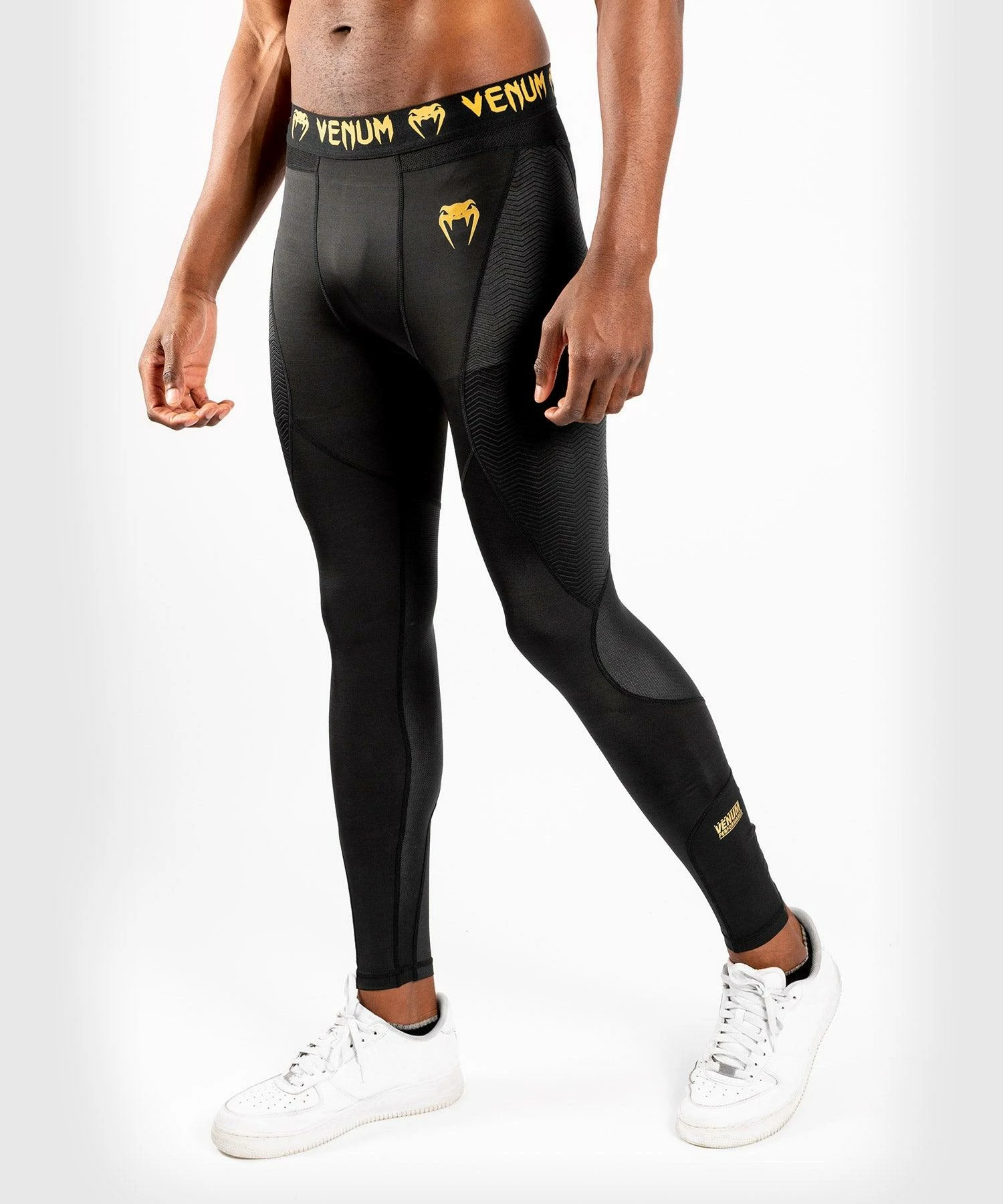 Venum G-Fit Spats - Black/Gold - Image 5