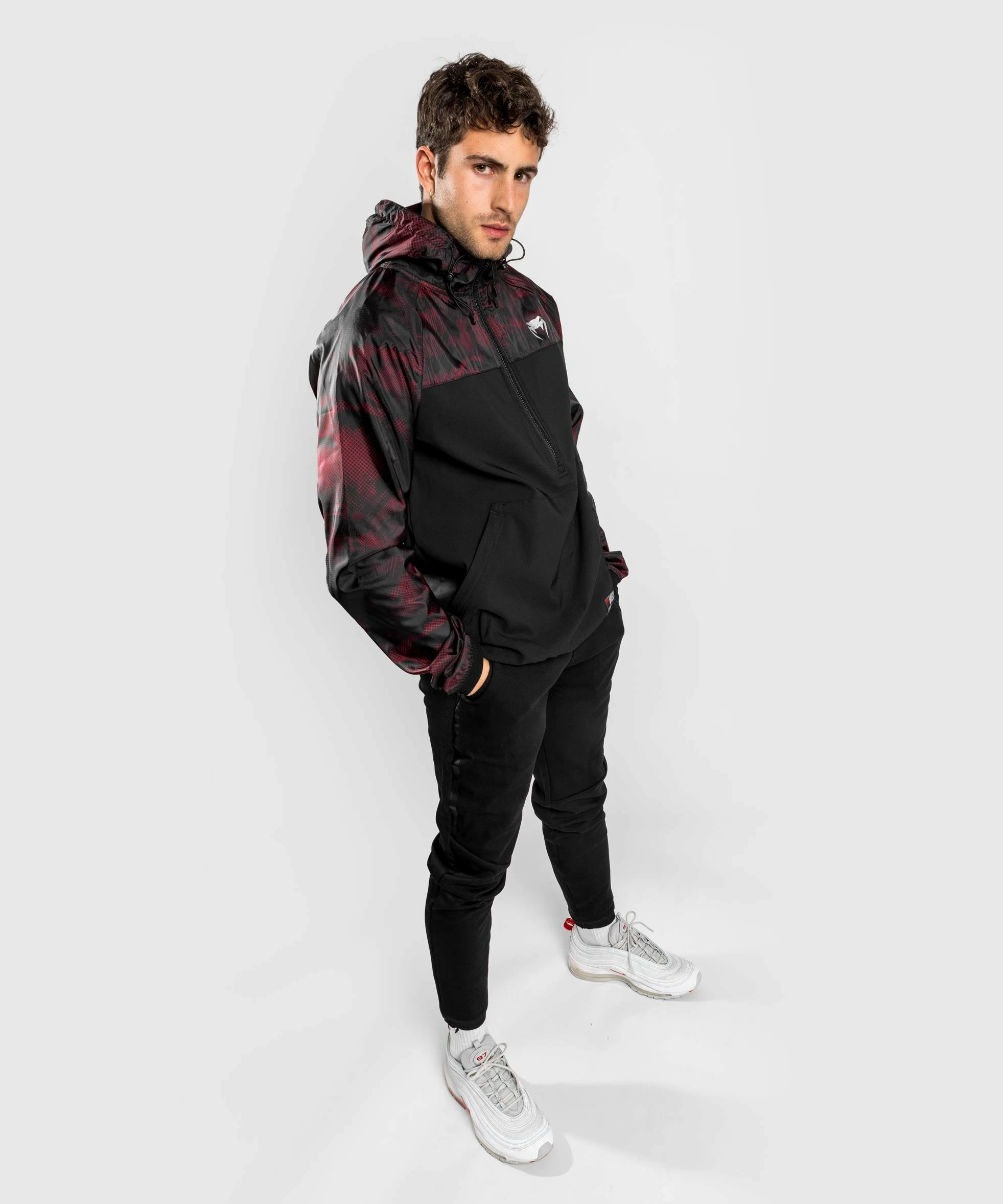 Venum Laser XT Hoodie - Black/Red - Image 2