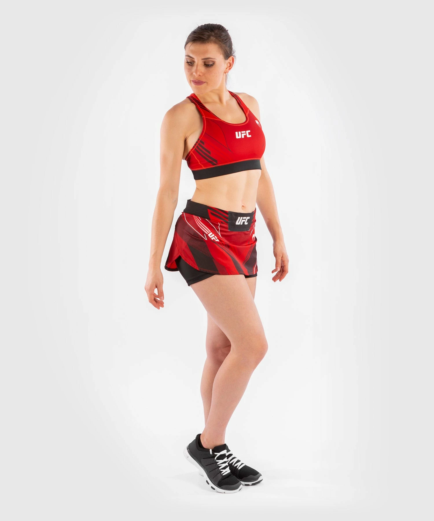 UFC Venum Authentic Fight Night Women's Skort - Red 10 UFC Venum Authentic Fight Night Women's Skort - Red - Image 8