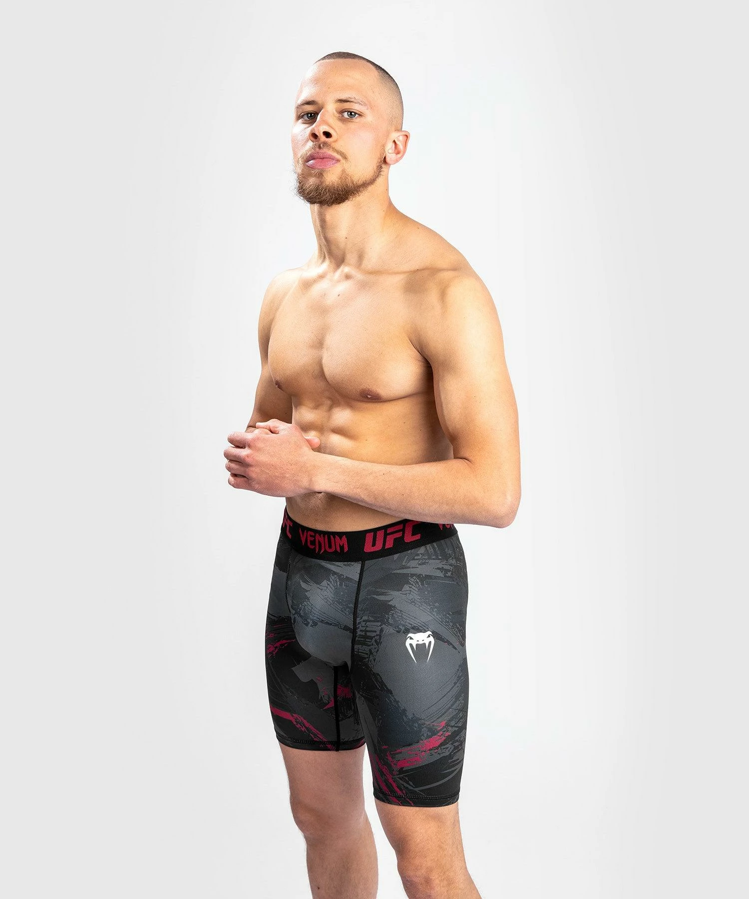 UFC Venum Authentic Fight Week Men's 2.0 Vale Tudo Short - Black/Red 5 UFC Venum Authentic Fight Week Men's 2.0 Vale Tudo Short - Black/Red - Image 3