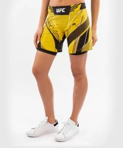 UFC Venum Authentic Fight Night Women's Shorts - Long Fit - Yellow 12 UFC Venum Authentic Fight Night Women's Shorts - Long Fit - Yellow -Boxing Sport Store c 252Fe 252Ff 252Fa 252Fcefa0251d9fb4b15625363c5dfbba06f9389b591 VNMUFC 00019 006 02