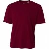 A4 Men’s Performance Crew Shirt (Maroon)