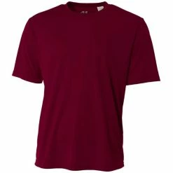 A4 Men’s Performance Crew Shirt (Maroon)