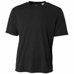 A4 Men’s Performance Crew Shirt (Black)