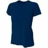 A4 Women’s Cooling Performance Crew Neck Tee (Navy)