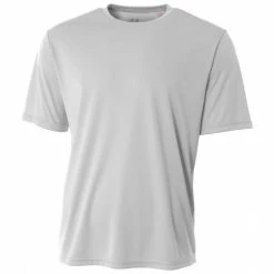 A4 Men’s Performance Crew Shirt (Silver)