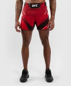 UFC Venum Authentic Fight Night Men's Shorts - Short Fit - Red