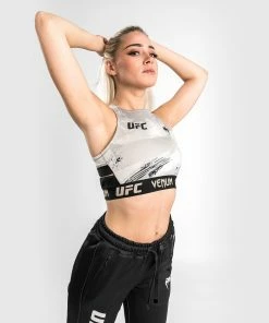 UFC Venum Authentic Fight Week Women's 2.0 Weigh-in Bra - Sand/Black