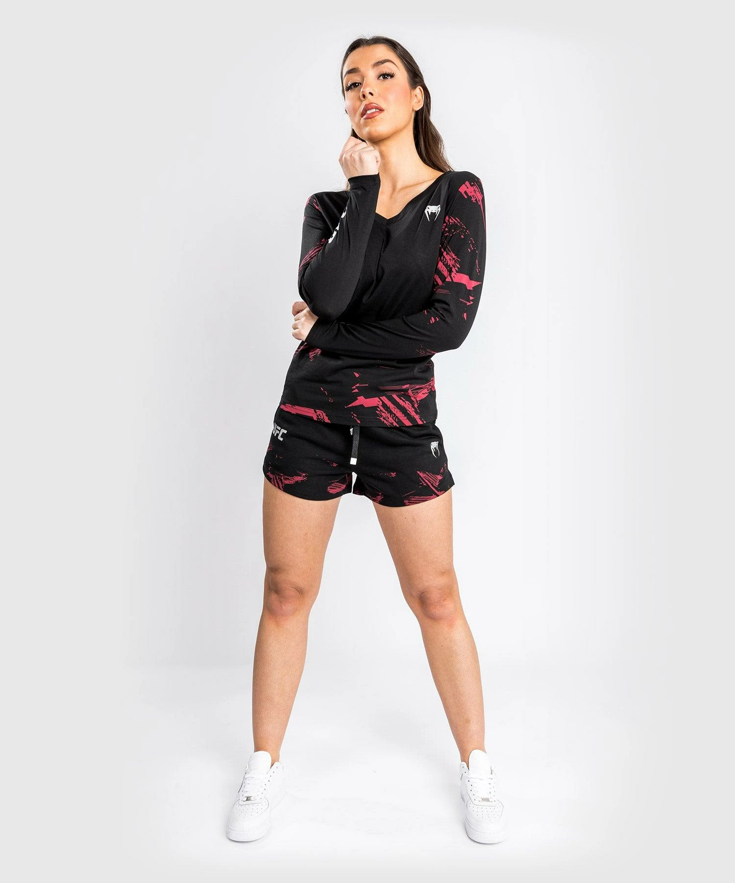 UFC Venum Authentic Fight Week Women's 2.0 Short - Black/Red