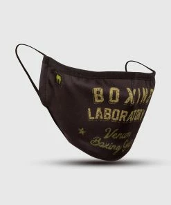 VENUM FACE MASK BOXING LAB - KHAKI/BLACK