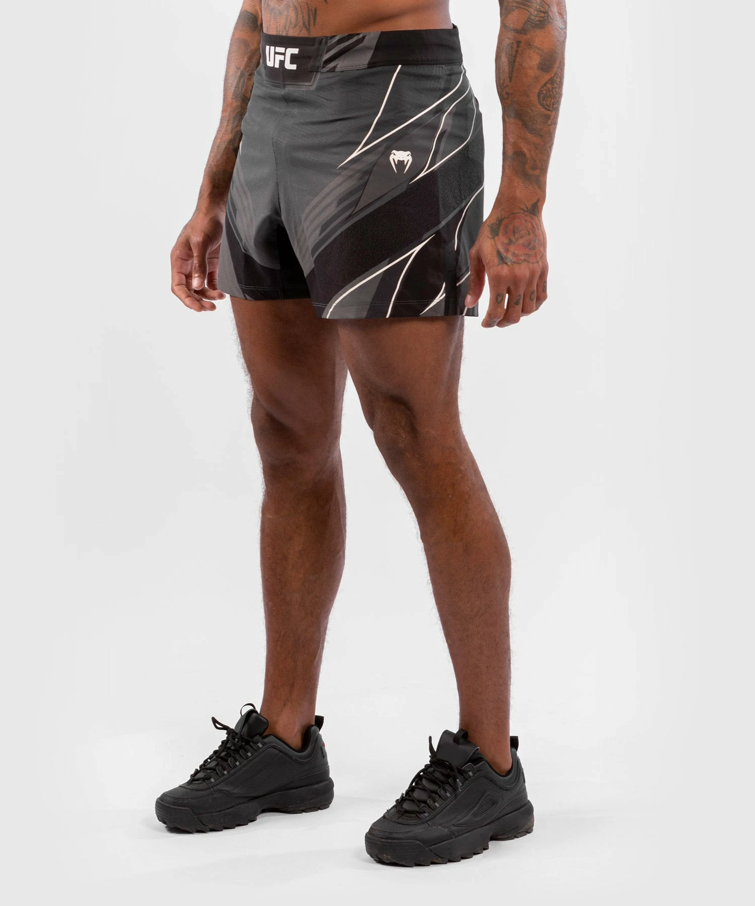 UFC Venum Authentic Fight Night Men's Shorts - Short Fit - Black 5 UFC Venum Authentic Fight Night Men's Shorts - Short Fit - Black - Image 3