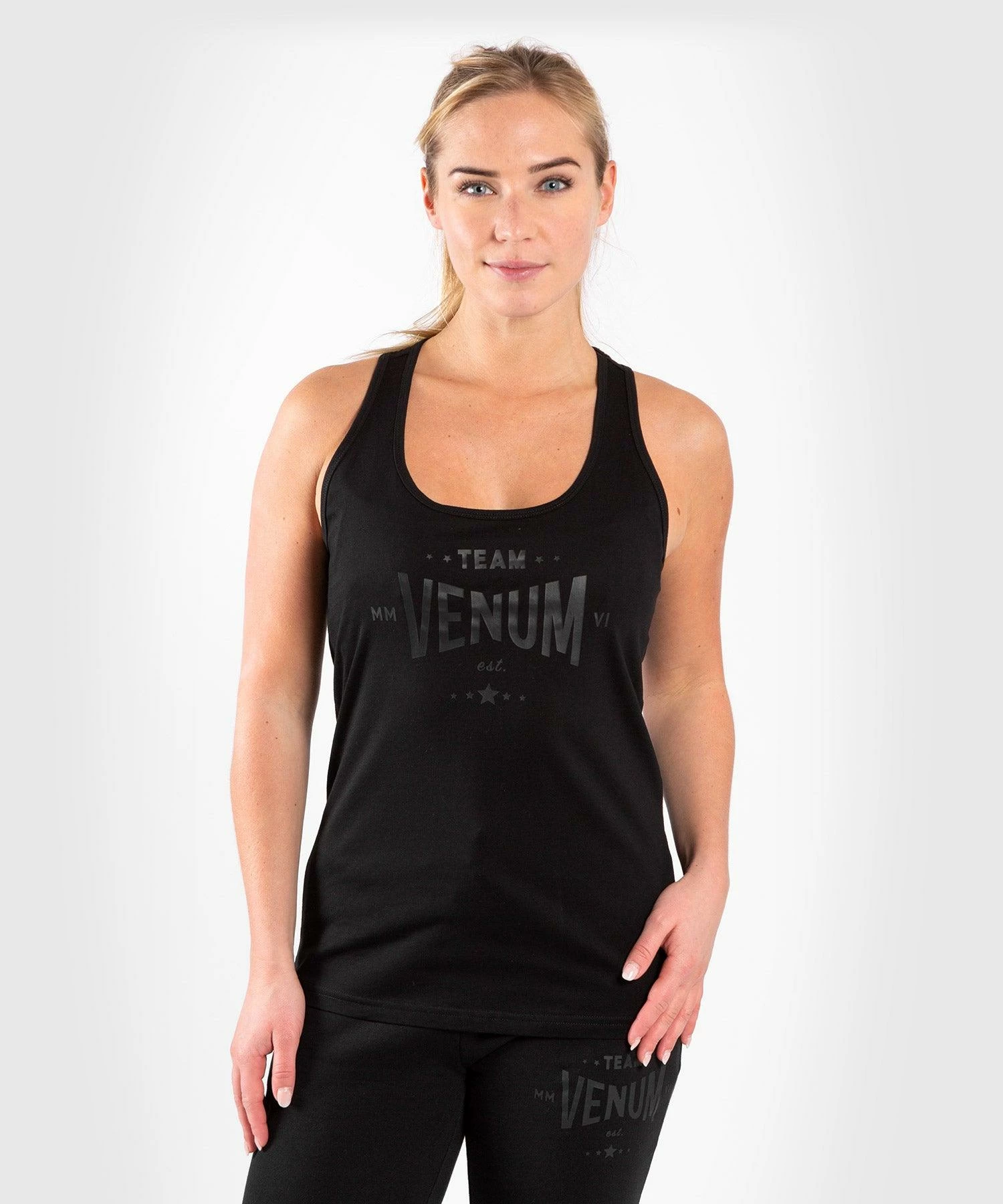 Venum Team 2.0 Tank Top - For Women - Black/Black 3 Venum Team 2.0 Tank Top - For Women - Black/Black