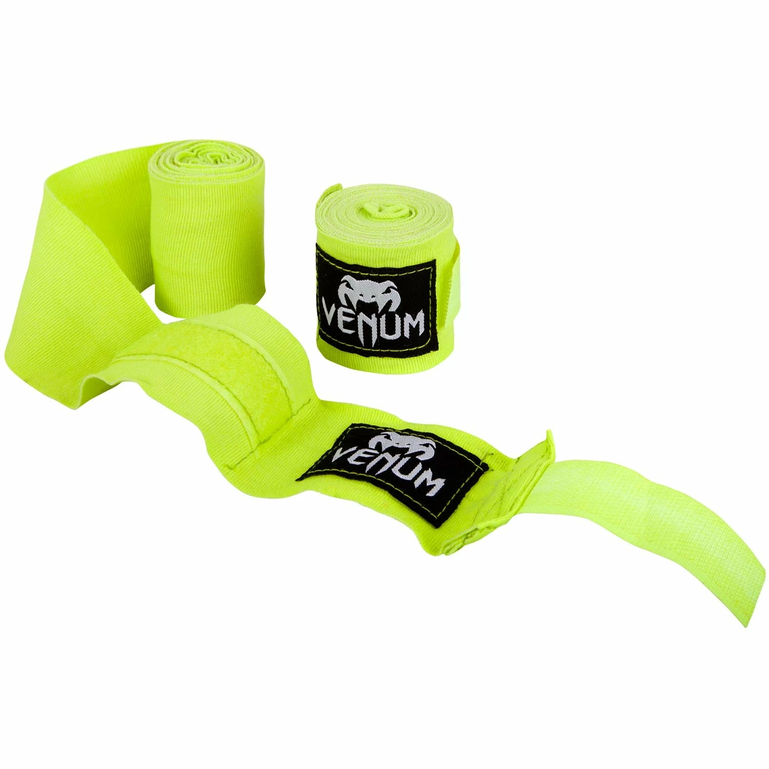 Venum Kontact Boxing Handwraps - 4m - Neo Yellow - Image 2