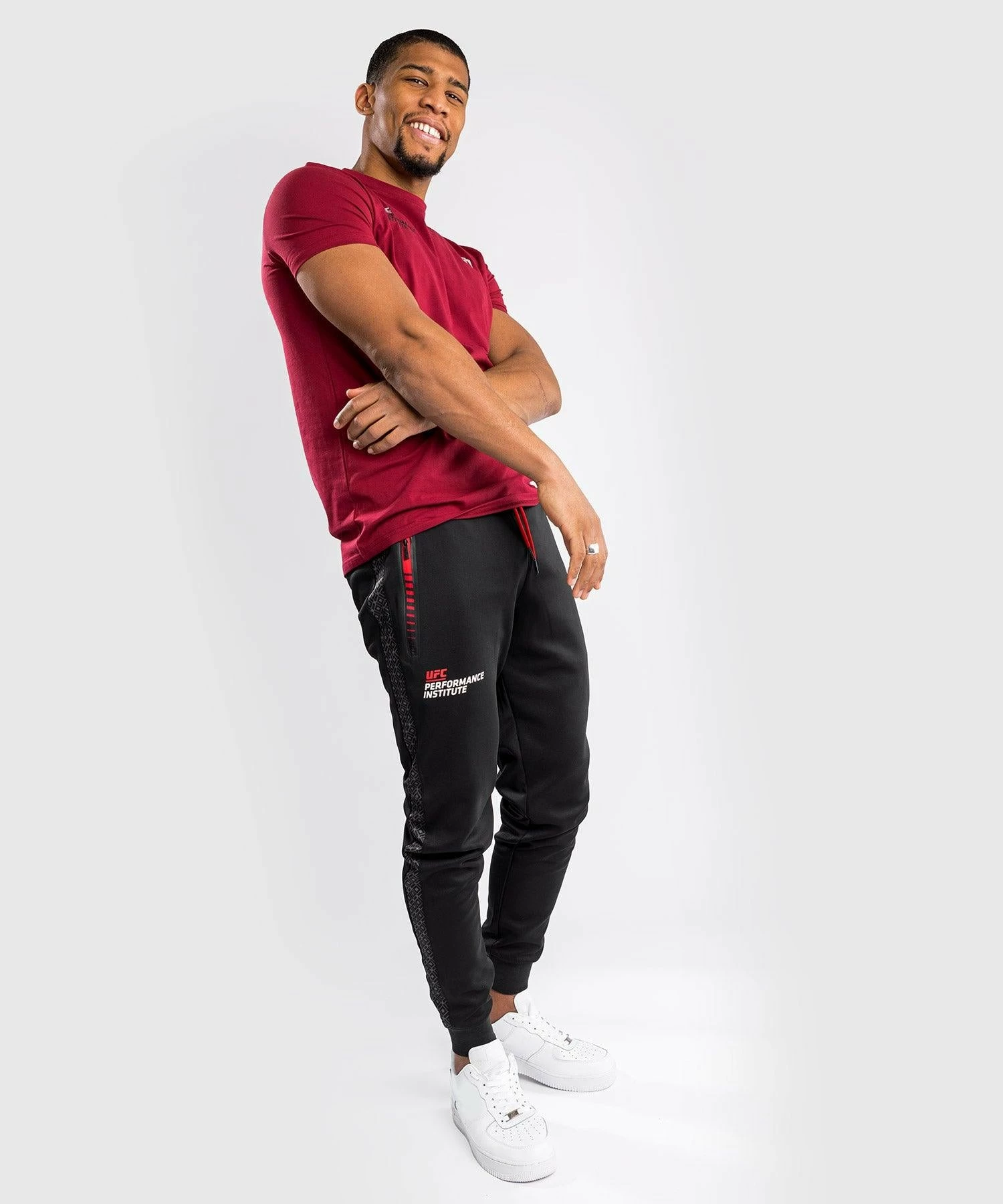 UFC Venum Performance Institute Joggers - Black/Red 3 UFC Venum Performance Institute Joggers - Black/Red
