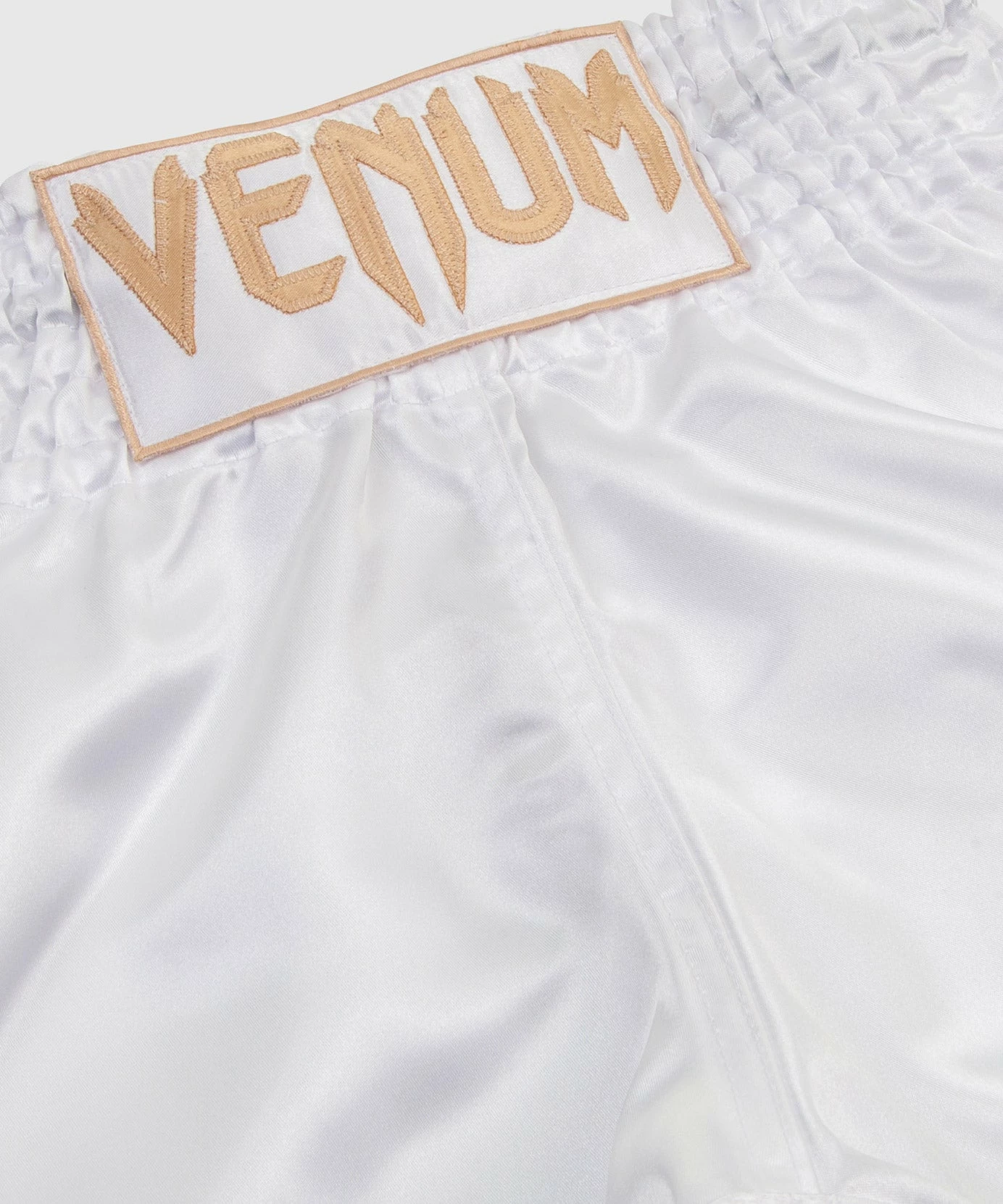 Venum Muay Thai Shorts Classic - White/Gold 5 Venum Muay Thai Shorts Classic - White/Gold - Image 3