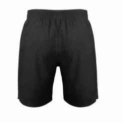 DUC Hunter Men’s Tennis Shorts (Black) -Boxing Sport Store m2004 blk duc hunter mens tennis short back 1000 1000