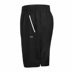 DUC Hunter Men’s Tennis Shorts (Black) -Boxing Sport Store m2004 blk duc hunter mens tennis short side 1000 1000