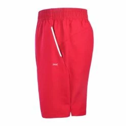 DUC Hunter Men’s Tennis Shorts (Red) -Boxing Sport Store m2004 red duc hunter mens tennis short side 1000 1000