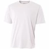 A4 Men’s Performance Crew Shirt (White) -Boxing Sport Store n3142 wht 1 1000 1000