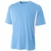 A4 Men’s Performance Color Block Crew Shirt (Light Blue) 1 A4 Men’s Performance Color Block Crew Shirt (Light Blue) -Boxing Sport Store n3181 ltblu 1000 1000