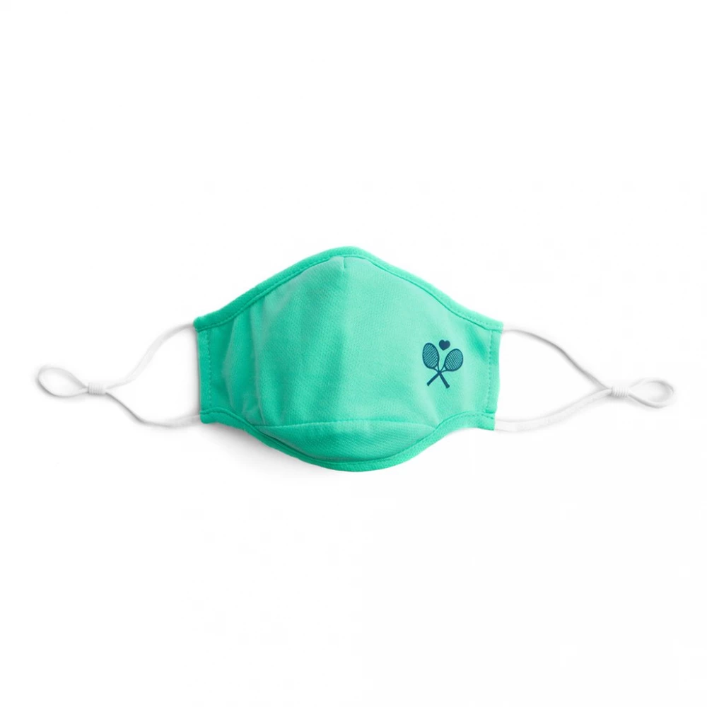 Ame & Lulu Tennis Cool Fit Face Mask (Aqua) 4 Ame & Lulu Tennis Cool Fit Face Mask (Aqua) - Image 2