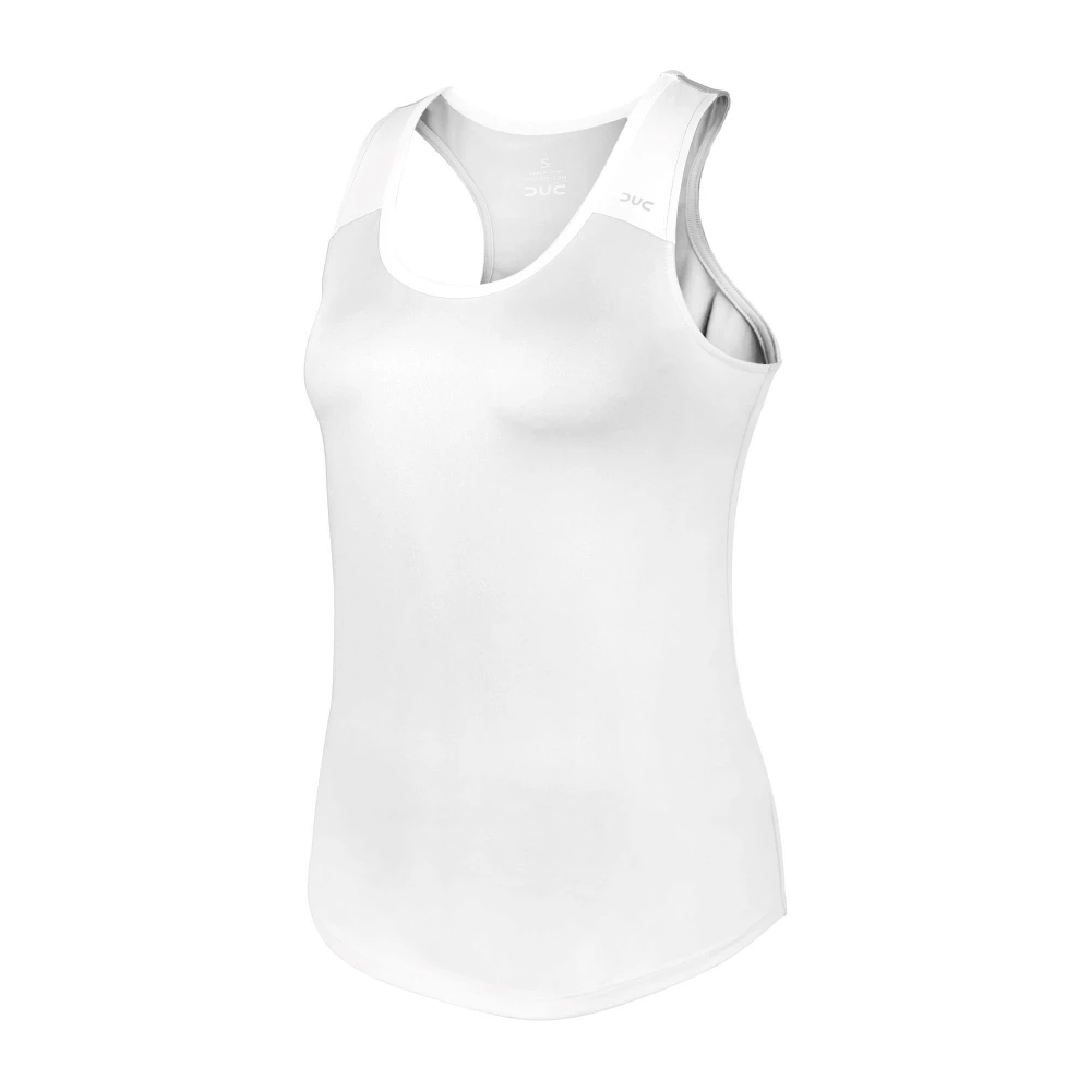 DUC Christie Women’s Tennis Tank (White/White) 3 DUC Christie Women’s Tennis Tank (White/White)